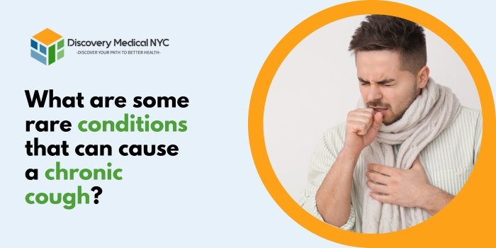 What are some rare conditions that can cause a chronic cough